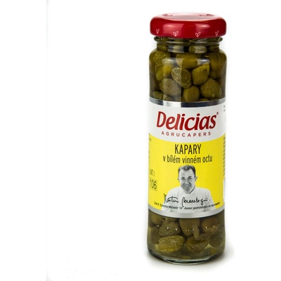 Delicias Kapary v bílém vinném octu 100g – Zbozi.Blesk.cz