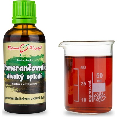 Bylinné kapky Pomarančovník divoký horký oplodí bylinné kvapky tinktúra 50 ml