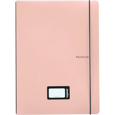 Karton PP Sešit PP Oxybook A4 PASTELINI meruňková