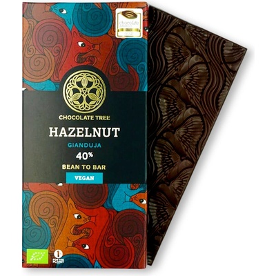 Chocolate Tree 40% hořká Hazelnut Gianduja Bio 40 g