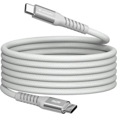 Verbatim 31850 USB, USB C samec - USB C samec, 60W, 1.2m, šedý