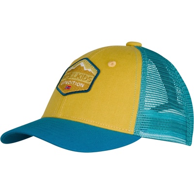Trollkids Детска шапка с козирка Trollkids Kid's Femund Cap - Ginger / Dusky Turquoise / Atlantic Blue - размер 52-56 cm (904-0072-0412)