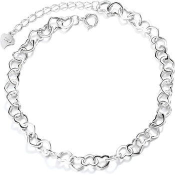 Silenti Jewelry Сребърна гривна "Отношение