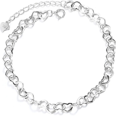 Silenti Jewelry Сребърна гривна "Отношение