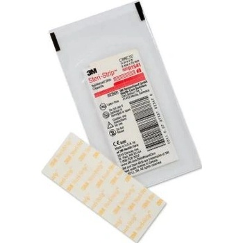 STERI-STRIP náplasťové stehy 3M, zpevněné, celé balení 6 x 75 mm, 3 x 50 stehů