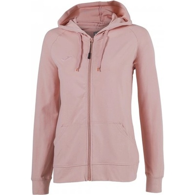 Sweatshirt with Zip Combi Cotton Pink Women