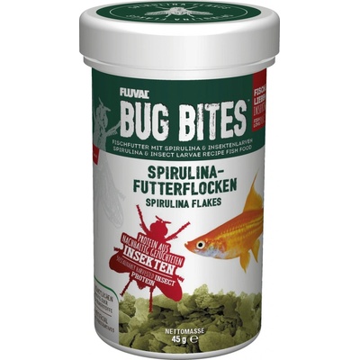 Fluval Bug Bites Spirulina Flakes 250 ml