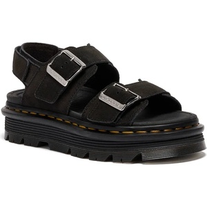 Dr. Martens сандали обувки с платформа дамски от велур ZebZag Sandal (DM42689001)