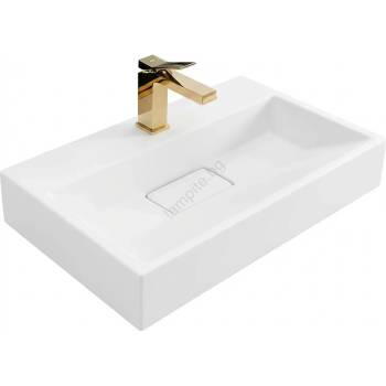 Rea REA-U8901 - Мивка за плот GOYA 37x60 см матова бяла (RE0273)