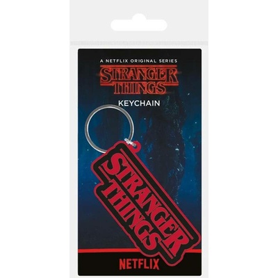 Přívěsek na klíče Stranger Things logo