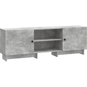 vidaXL ТВ шкаф 150 x 31 x 50 см Бетонно сиво Инженерен дървен материал (893998)