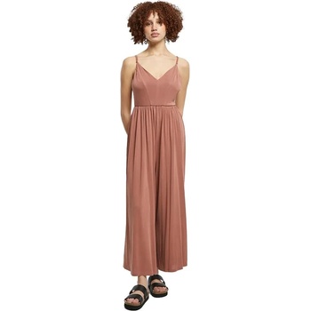 Urban classics Гащеризон Urban classics Modal Spaghetti sleeveless jumpsuit - Brown (Terracotta)