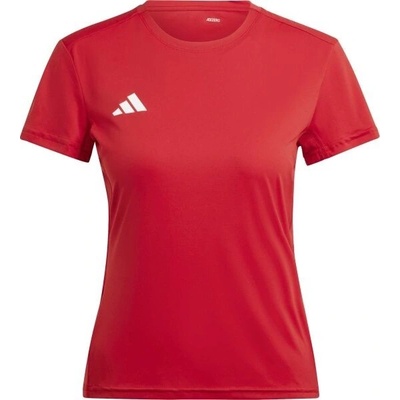 adidas ADIZERO ESSENTIALS TEE W Dámské běžecké tričko červená