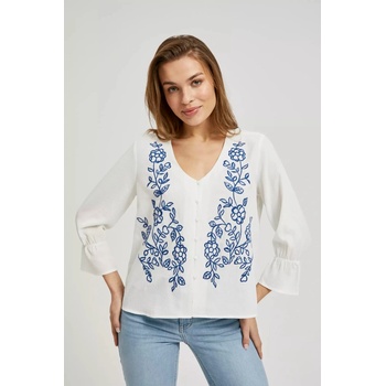 Moodo Бяла копченна риза Moodo Moodo | Byal | ЖЕНИ | XS