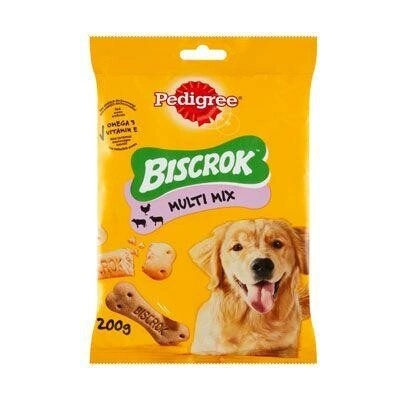 PEDIGREE dog Biscrok s hovädzím & kuracím mäsom a jahňacou príchuťou 200 g