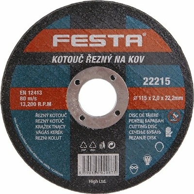 FESTA kotúč rezný na kov 115x2,0x22,2