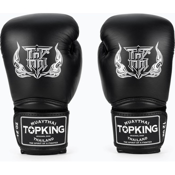 Top King Топ King Muay Thai Super Air боксови ръкавици черни