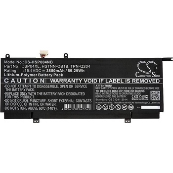 Cameron Sino Батерия за лаптоп HP Spectre X360 13-AP0000NA, HSTNN-OB1B SP04XL LiPo 15.4V 3850 mAh CAMERON SINO (CS-HSP004NB)