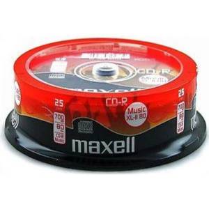 Maxell CD-R Music XL-II MAXELL, 700MB, 80 min, 25 бр (ML-DC-CDRMUS-25) - zettabytex