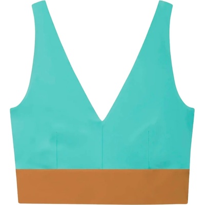 MYMARINI Дамско бикини горнище MYMARINI Women's Yoga Top Bikini top - Oak / Eucalyptus (150-5693-0612)