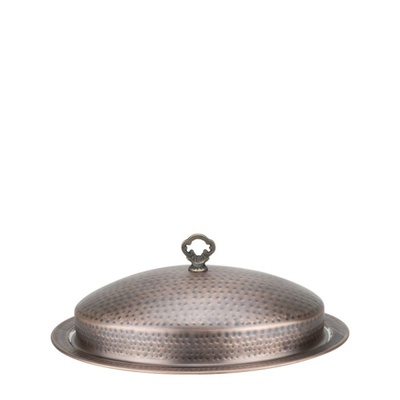 Horecano - Метално плато с капак 50x38, 5см овално RUSTIC-(HC-84248)(SG-86671(B)) (0184248)