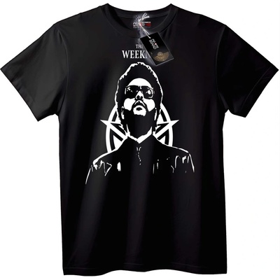 NOONEBRAND Тениска The Weeknd музика - 7XL, White