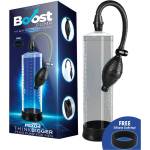 Boost PSX04 - ръчна пенис помпа с измервателна скала (прозрачна) - 22 см - lovesexshop