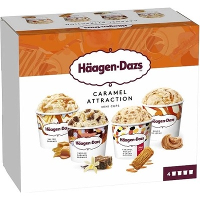 Häagen-Dazs Variácie smotanových zmrzlín 4 x 95 ml