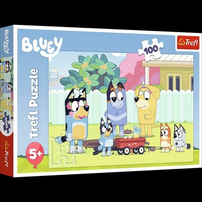 TREFL Šťastný svět Bluey 100 dielov