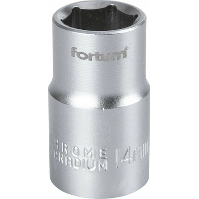 Kľúč nástrčný, 14mm, 1/2”, FORTUM
