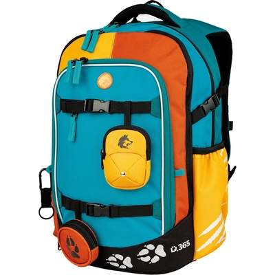 Stil batoh Midi Wolf modrá