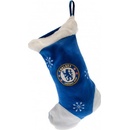 Vánoční dárková punčocha Chelsea FC: Vločky znak modrá [313775] CurePink