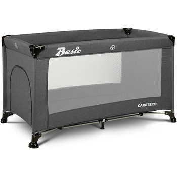 Caretero Сгъваема кошара за пътуване 1 ниво Basic Graphite Caretero (TERO-3948)
