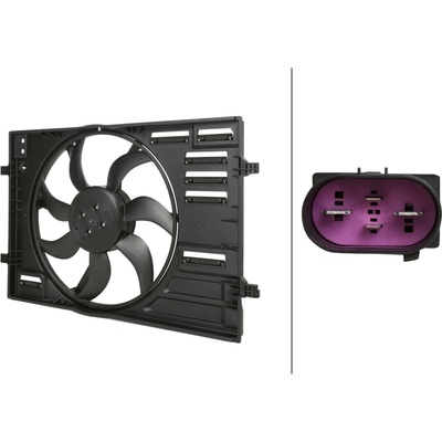 Ventilátor chladenia motora HELLA 8EW 366 420-401 (8EW366420401)