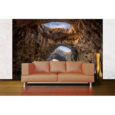 DIMEX ART Самозалепваща се флизелинова фототапета красива гледка от пещера 375 x 250 см