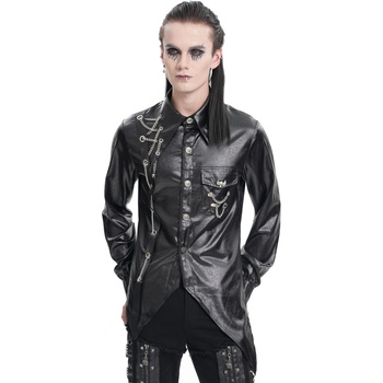Devil fashion мъжка риза DEVIL FASHION - Black Gothic Punk - SHT123