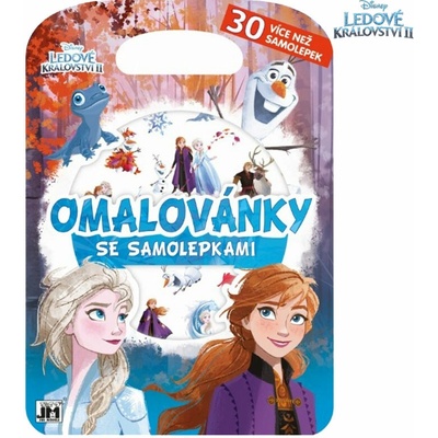 Omalovánka se samolepkami Ledové království 2