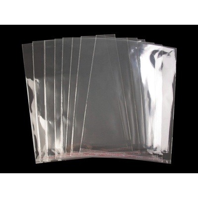 Prima-obchod PP sáček s lepicí klopou 30x45 cm transparent 100 ks