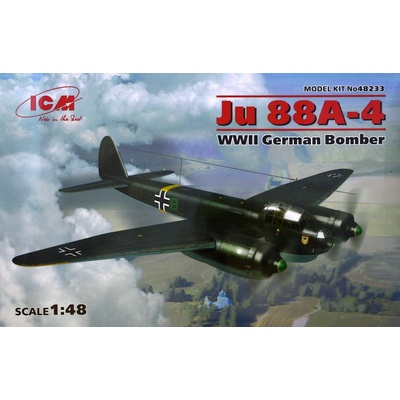 ICM Junkers Ju 88A-4 German WWII Bomber 1:48