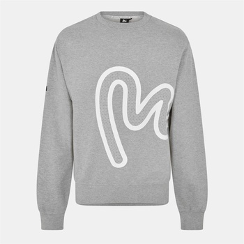 Money Sig Star Crew - Grey Melange
