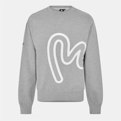 Money Sig Star Crew - Grey Melange