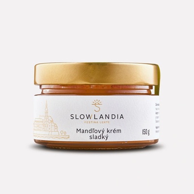 Slowlandia Mandľový krém sladký 150 g