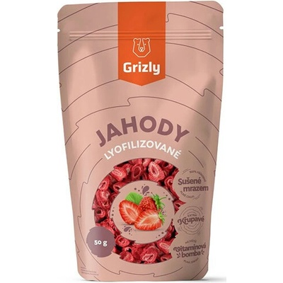 Grizly Jahody lyofilizované mrazom sušené ovocie 50 g