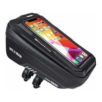 Kryt Držiak Wildman Traveling Bag Bike Frame With Zipper 1L 4 "- 7" Xs2 Black