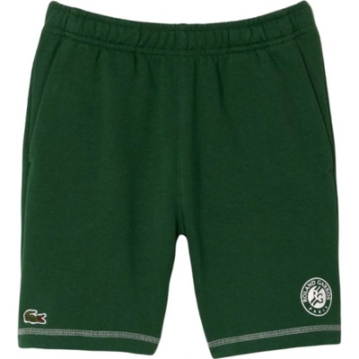 Lacoste Шорти за момчета Lacoste Tennis Sport Roland Garros Edition Organic Cotton Shorts - green