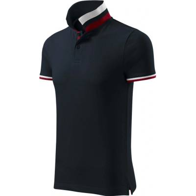 Malfini pánská polokošile Collar Up Tmavá námořní modrá