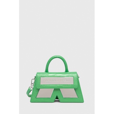 KARL LAGERFELD Кожена чанта Karl Lagerfeld в зелено (236W3187)