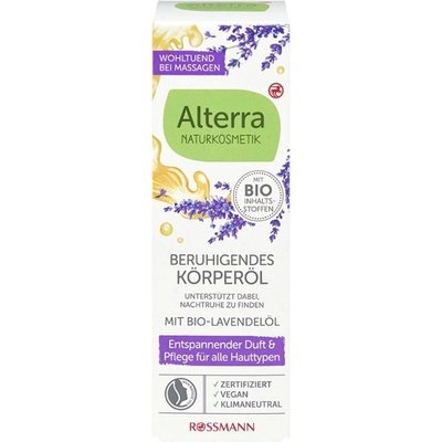Alterra Naturkosmetik Levandulový tělový olej 100 ml