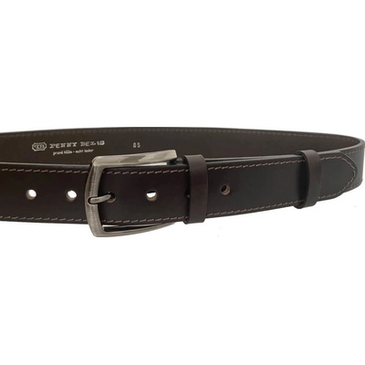 Penny Belts kožený opasek 36-1-40 hnědý
