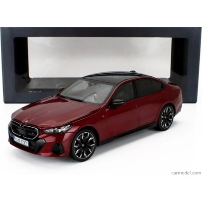 Minichamps BMW 5 series I5 M50 g60 2023 Rosso Fuoco Červený Met 1:18